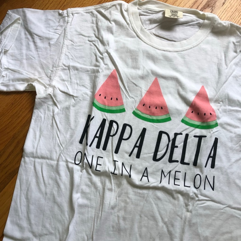 Kappa Delta One in a Melon Watermelon T-Shirt